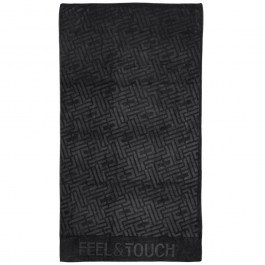 Πετσέτα Θαλάσσης Icon Black Feel & Touch BLACK