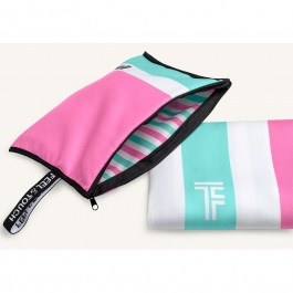 Πετσέτα Θαλάσσης Med 06 Με Νεσεσέρ (Σετ 2τμχ) Pink Feel & Touch PINK