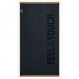 Beach Towel Sunny Black Feel & Touch BLACK