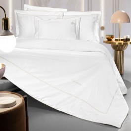 Duvet Cover Elite (Set 3pcs) White-Beige Guy Laroche WHITE-BEIGE