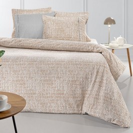 Duvet Cover Flannel Beaver (Set 3pcs) Almond Guy Laroche ALMOND