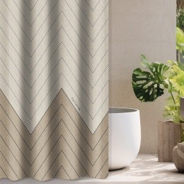 Shower Curtain Canyon Natural Guy Laroche NATURAL