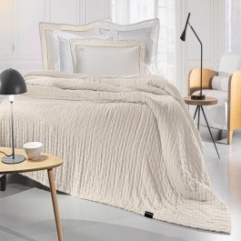 Bedspread Must 2 Sided Natural-Sand Guy Laroche SAND-NATURAL