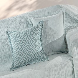 Cushion Cover Moreno Aqua Guy Laroche AQUA