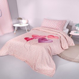 Κουβέρτα Παιδική Ultra Soft Amore Pink Guy Laroche PINK
