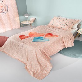 Κουβέρτα Παιδική Ultra Soft Amore Salmon Guy Laroche SALMON