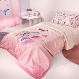 Κουβέρτα Παιδική Ultra Soft Merida Pink Guy Laroche PINK
