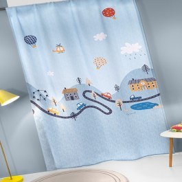 Children's Curtain Roadtrip Sky Guy Laroche SKY