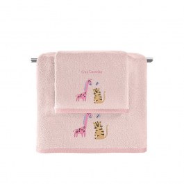 Baby Towels Jungle (Set 2pcs) Pink Guy Laroche PINK
