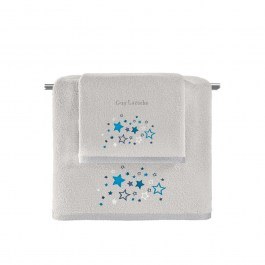Baby Towels Starland (Set 2pcs) Silver Guy Laroche SILVER
