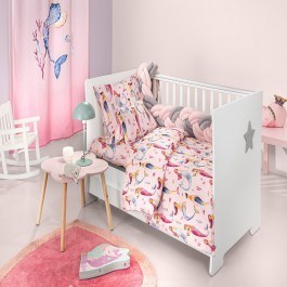 Baby Bed Sheets Merida (Set 3pcs) Pink Guy Laroche PINK