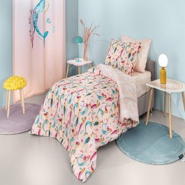 Baby Bed Sheets Merida Fitted (Set 3pcs) Salmon Guy Laroche SALMON