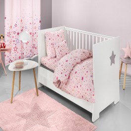 Baby Bed Sheets Starland (Set 3pcs) Pink Guy Laroche PINK