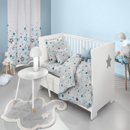 Baby Bed Sheets Starland (Set 3pcs) Silver Guy Laroche SILVER
