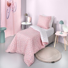 Children's Bed Sheets Amore (Set 3pcs) Pink Guy Laroche PINK