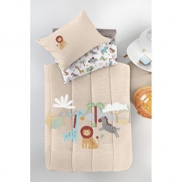 Children's Bedspread Jungle Natural Guy Laroche NATURAL