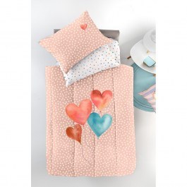 Children's Bedspread Amore Salmon Guy Laroche SALMON