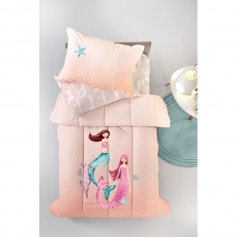 Children's Bedspread Merida Salmon Guy Laroche SALMON