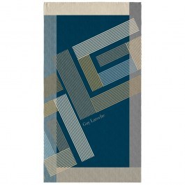 Πετσέτα Θαλάσσης Velour Printed 2601 01 Blue-Beige Guy Laroche BLUE-BEIGE