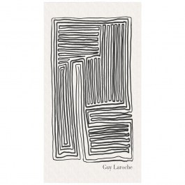 Πετσέτα Θαλάσσης Velour Printed 2602 04 Greige Guy Laroche GREIGE