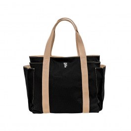 Beach Bag Cabo Black-Natural Feel & Touch NATURAL-BLACK