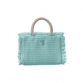 Beach Bag Tropical Mini Aqua Feel & Touch AQUA