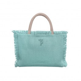 Beach Bag Tropical Aqua Feel & Touch AQUA