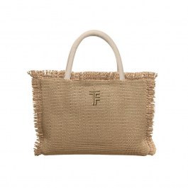 Beach Bag Tropical Natural Feel & Touch NATURAL