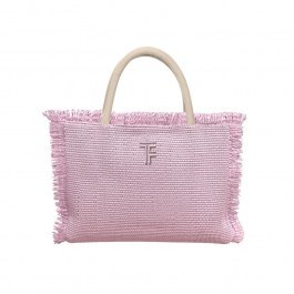 Beach Bag Tropical Pinky Feel & Touch PINK