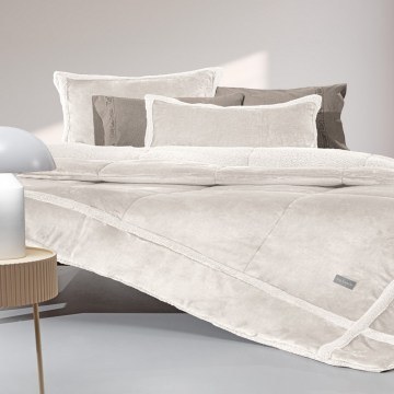 Κουβερτοπάπλωμα Dario Ultrasoft 2 Όψεων Ivory Guy Laroche