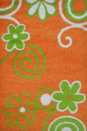 Χαλί Jazzy Shaggy 5604 (4218) Orange-Green ORANGE-GREEN