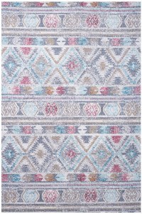 Σετ Χαλιά Κρεβατοκάμαρας 3Τμχ. Monza 8339/110 Grey-Multi Colore Colori