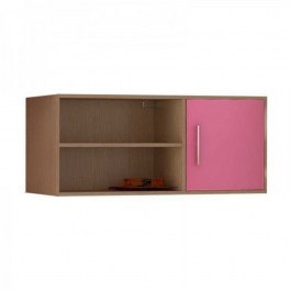 Εταζέρα Τοίχου Παιδική Νο. 43 100x43x30 Silky Oak-Pink PINK