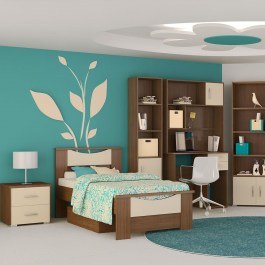 Κρεβάτι Παιδικό Νο. 15 Smile 90x190 Oak-Beige BEIGE