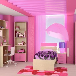 Κρεβάτι Παιδικό Νο. G51 Nota 90x190 Oak-Pink PINK