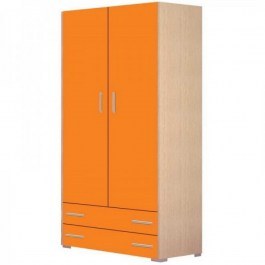 Ντουλάπα Παιδική Δίφυλλη Νο.2 105x180x50cm Orange ORANGE