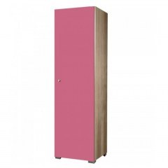 Ντουλάπα Παιδική Μονόφυλλη Νο.1 85x180x50cm Pink