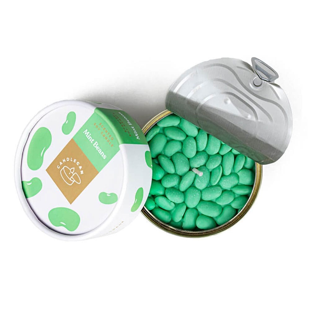Κερί Αρωματικό Mint Beans 10x10x 5,5cm Candle Hand
