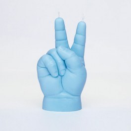 Candle Peace Baby hand 6x4x11cm Blue Candle Hand BLUE