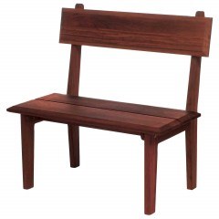 Παγκάκι 2 Θέσεων Heron Back Bench Brown 89X55X89 cm