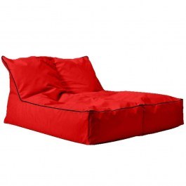 Beanbag Duojoy Two Seater Red 150X160 RED