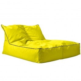 Beanbag Duojoy Two Seater Yellow 150X160 YELLOW