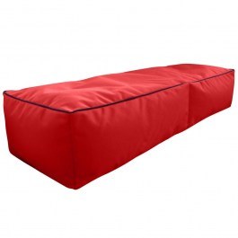 Beanbag Stool Plank Red 150X50 RED