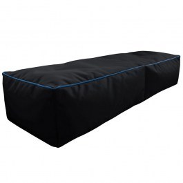 Beanbag Stool Plank Black 150X50 BLACK