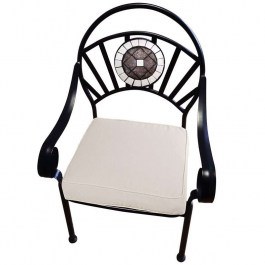 Armchair Stacked With Pillow TC015-2012 91x60x58cm Black-Green BLACK-GREEN