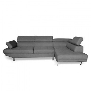 Sofa Corner Grey 260Χ163Χ72cm Left Corner  40.0048