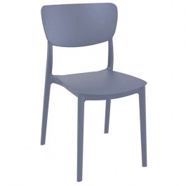 Chair Monna Dark Grey 45Χ53Χ82εκ Siesta 20.0422 ANTHRACITE