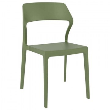 Καρέκλα Snow Olive Green 52X56X83εκ. Siesta 20.0153