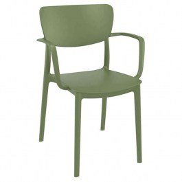 Πολυθρόνα Liza Olive Green 54X53X82εκ. Siesta 20.0414 OLIVE