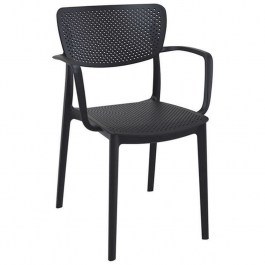Πολυθρόνα Loft Black 54X53X82εκ. Siesta 20.0416 BLACK